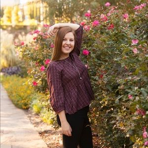 Cute patterned long sleeve shirt